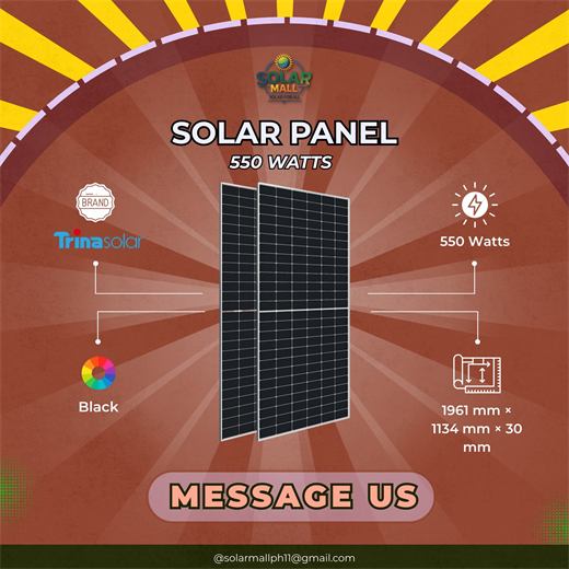 550W Solar Panel