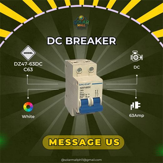 DZ47-63DC C63 DC Breaker