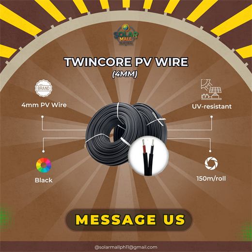 6mm Twincore PV Wire